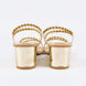 Women's Block Heel Evening Slide Sandals