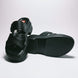 Black Platform Sandals with Strapped Design and Thick Sole